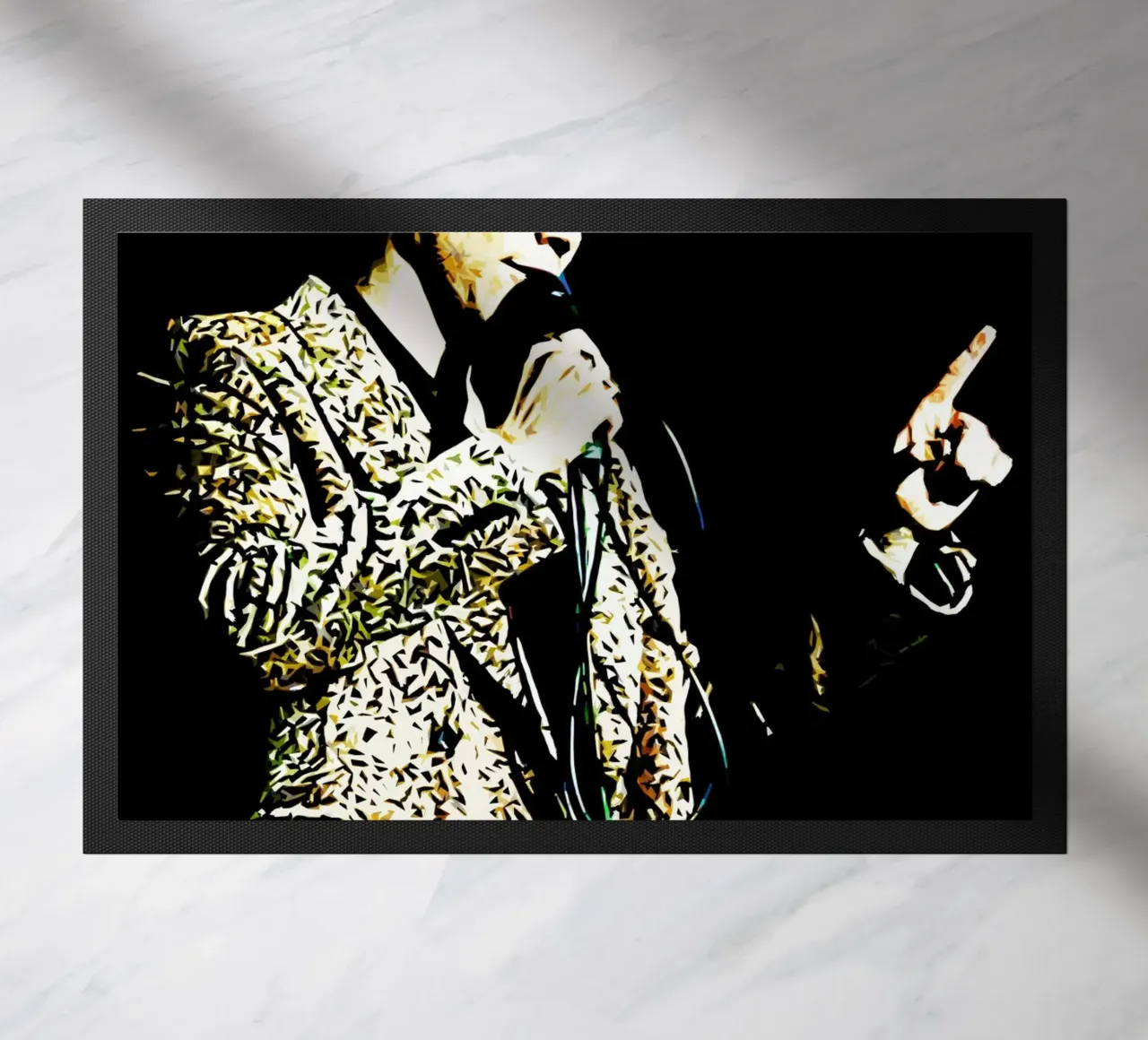 Poster artistico del concerto di Harry Styles zerbino da music soul