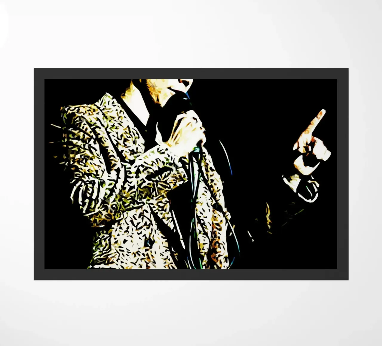 Poster artistico del concerto di Harry Styles zerbino da music soul