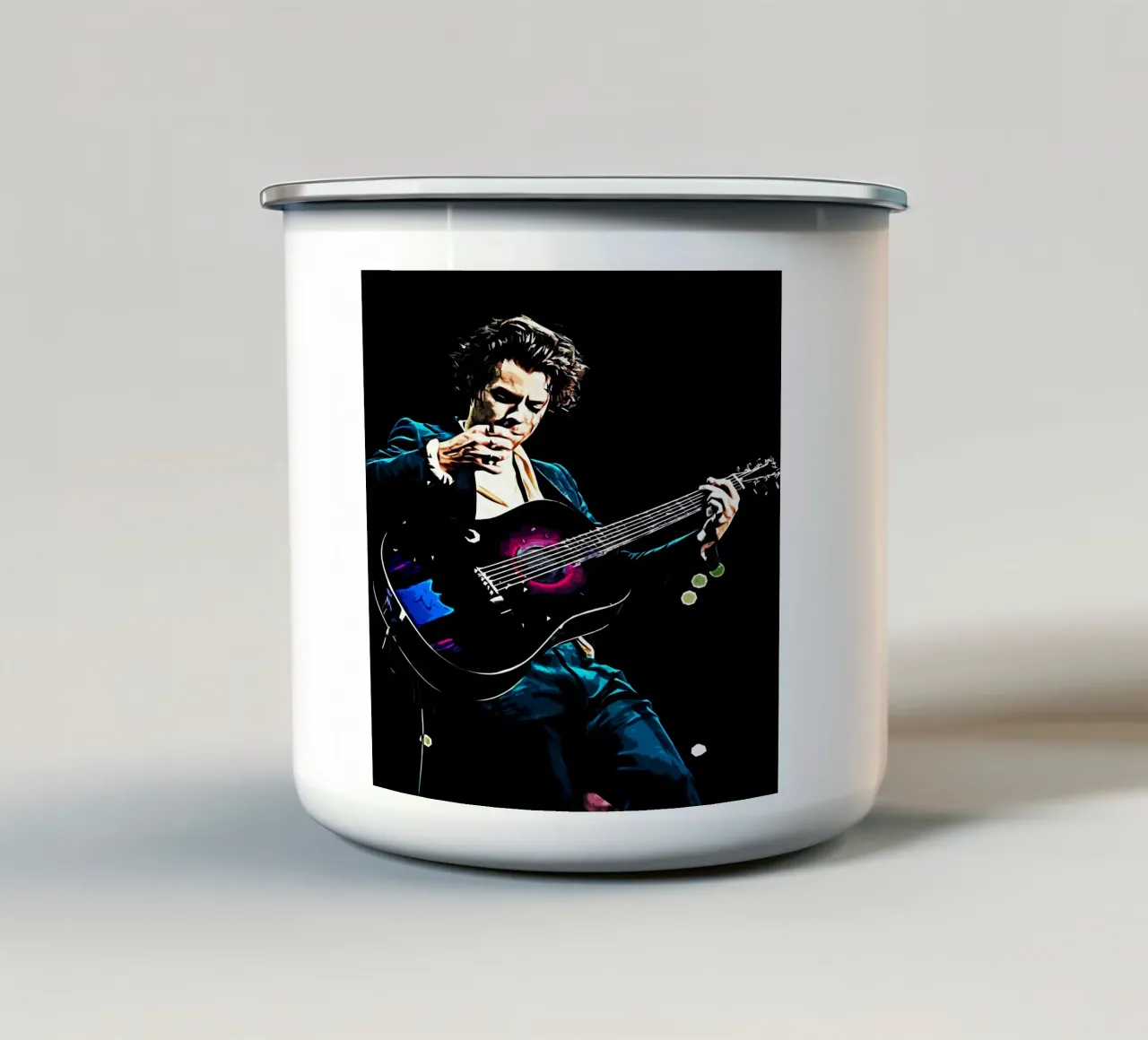 Harry Styles 16 Art tazza in smalto da music soul