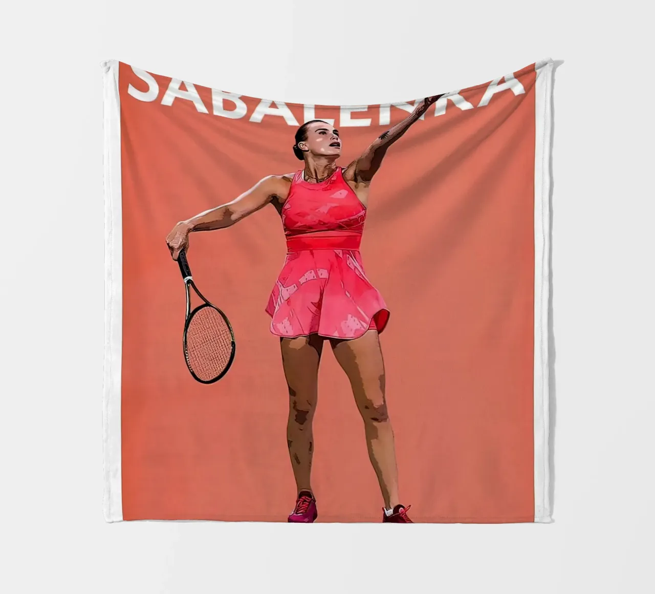 Poster delle icone di Sabalenka coperta in pile da aijanurmine