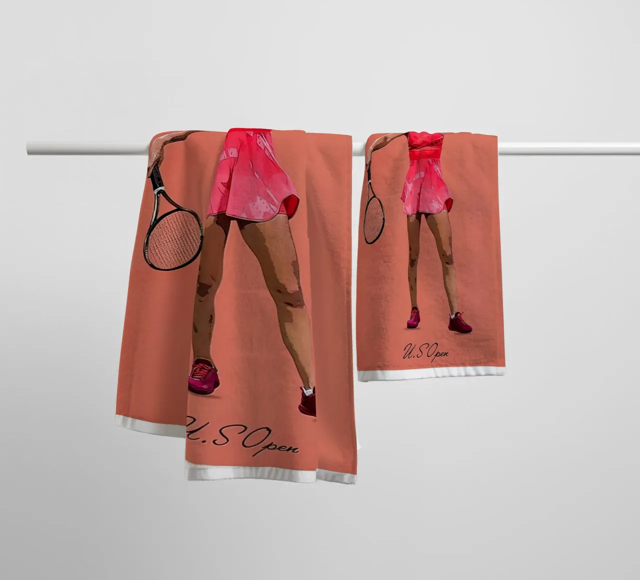 Poster delle icone di Sabalenka asciugamano da bagno da aijanurmine