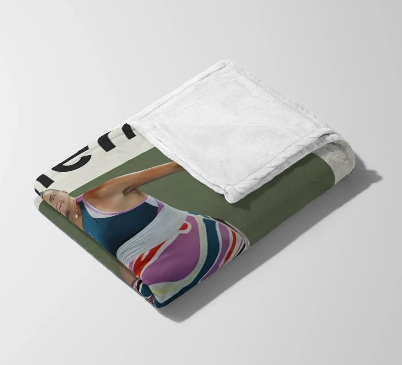 Poster del vincitore Aryna Sabalenka coperta in pile da aijanurmine