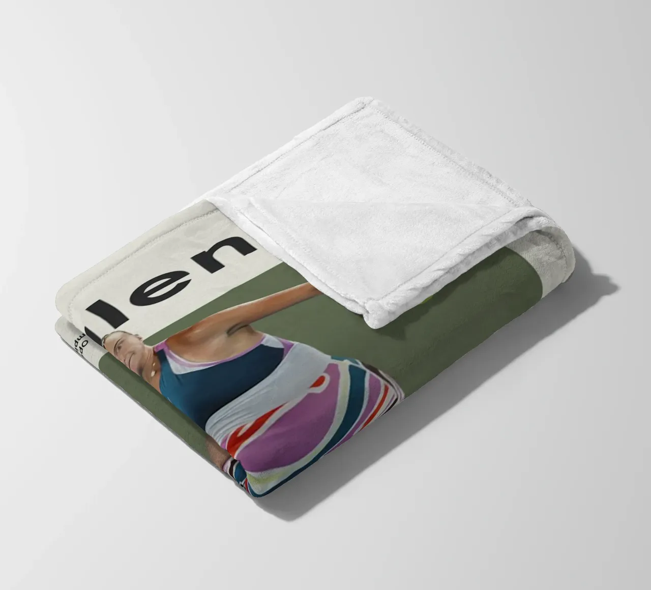Poster del vincitore Aryna Sabalenka coperta in pile da aijanurmine