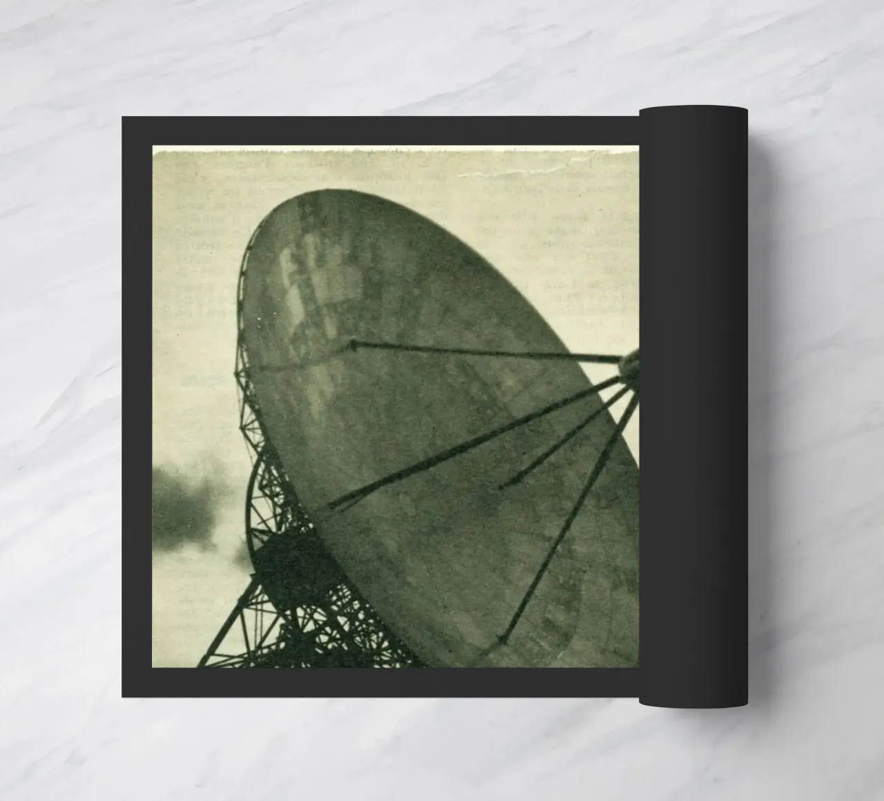 Earth Calling Fußmatte von Cassia Beck Collage