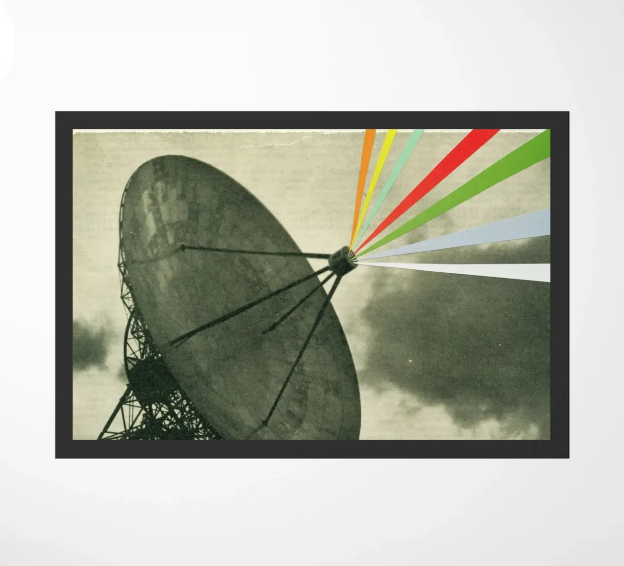 Earth Calling Fußmatte von Cassia Beck Collage