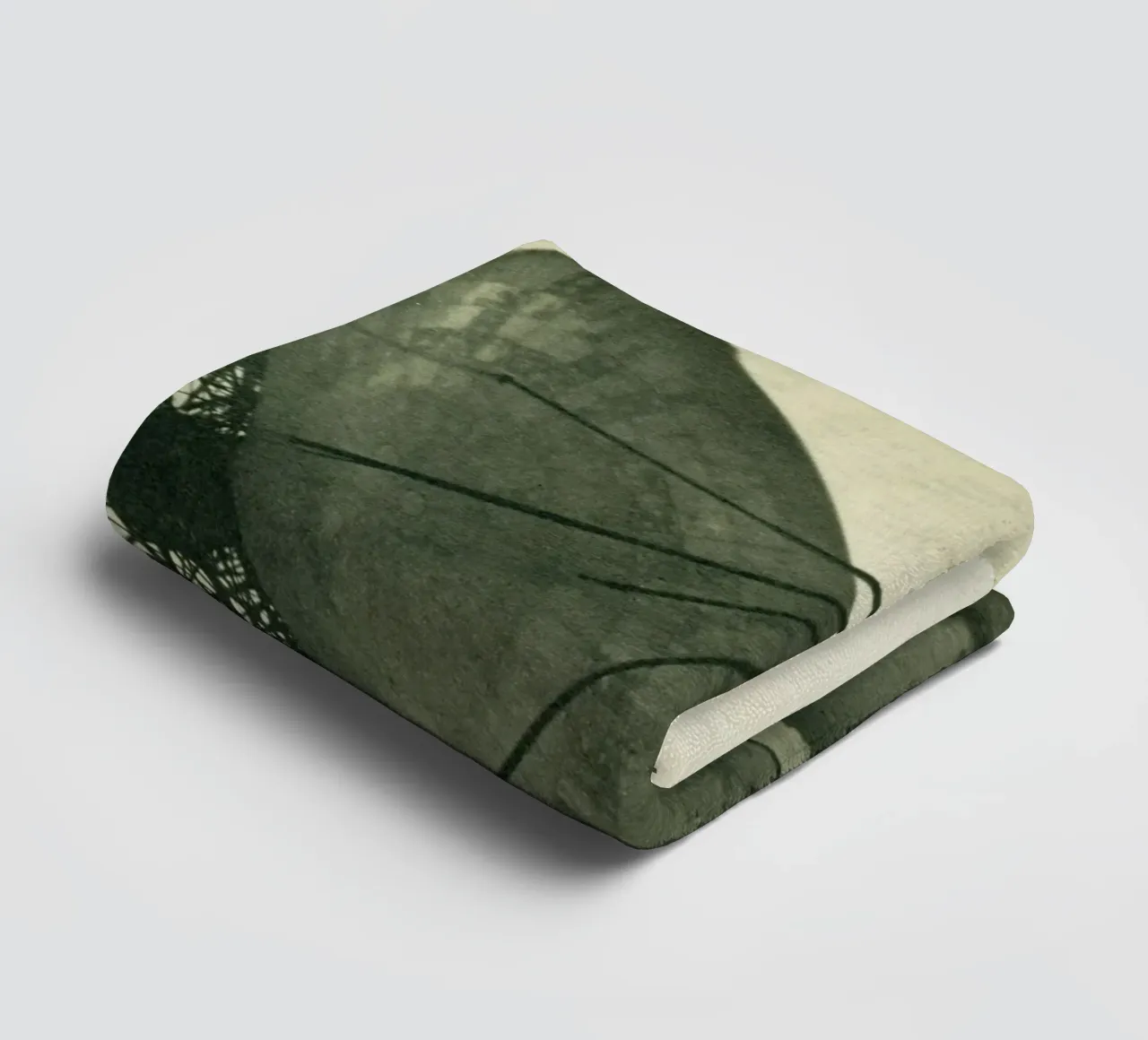 Earth Calling towel by Cassia Beck Collage