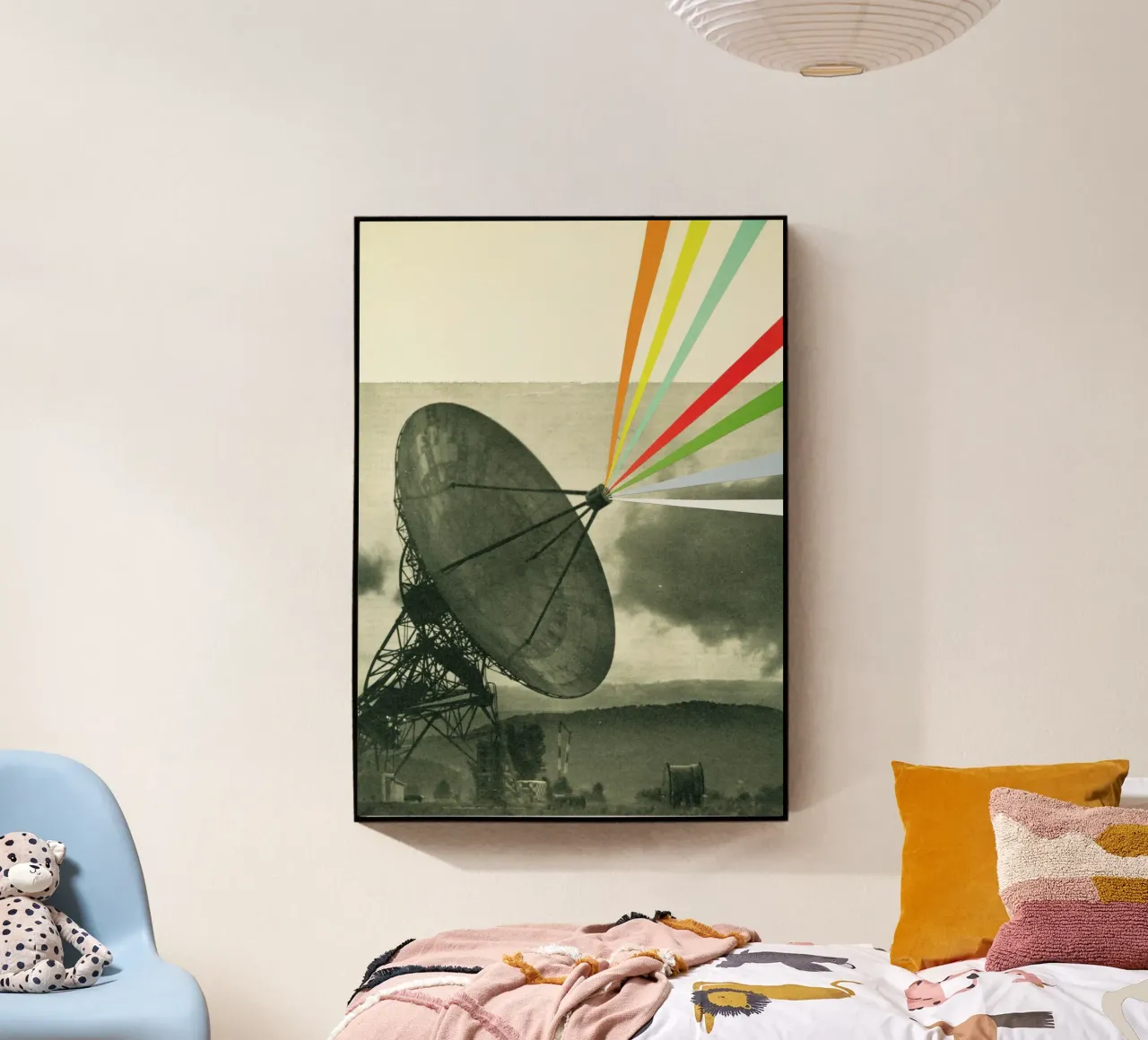 Earth Calling plexiglass da Cassia Beck Collage