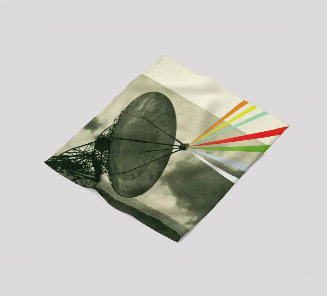 Aarde roept fleecedeken van Cassia Beck Collage