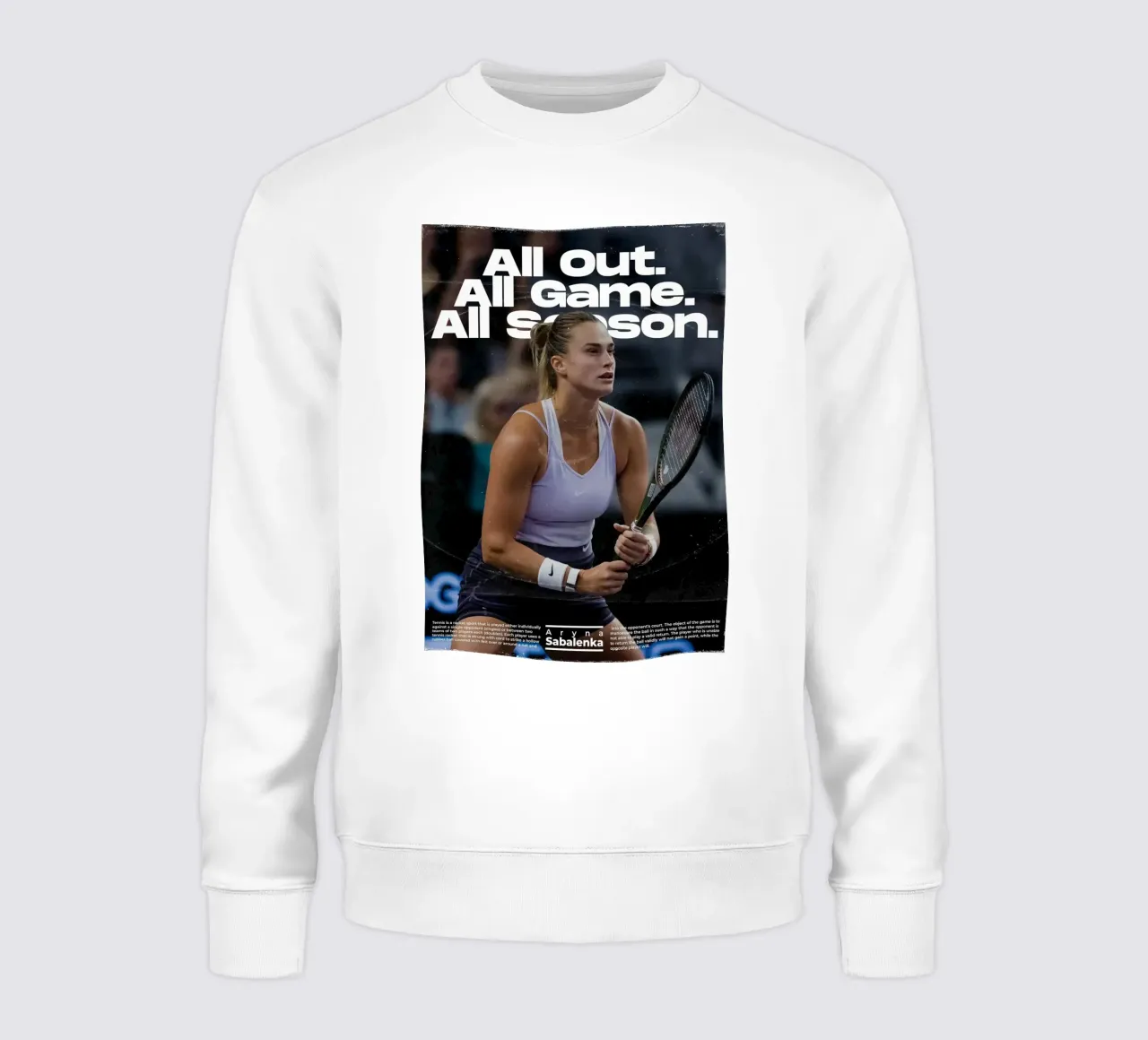 aryna sabalenka deporte sudadera de aijanurmine