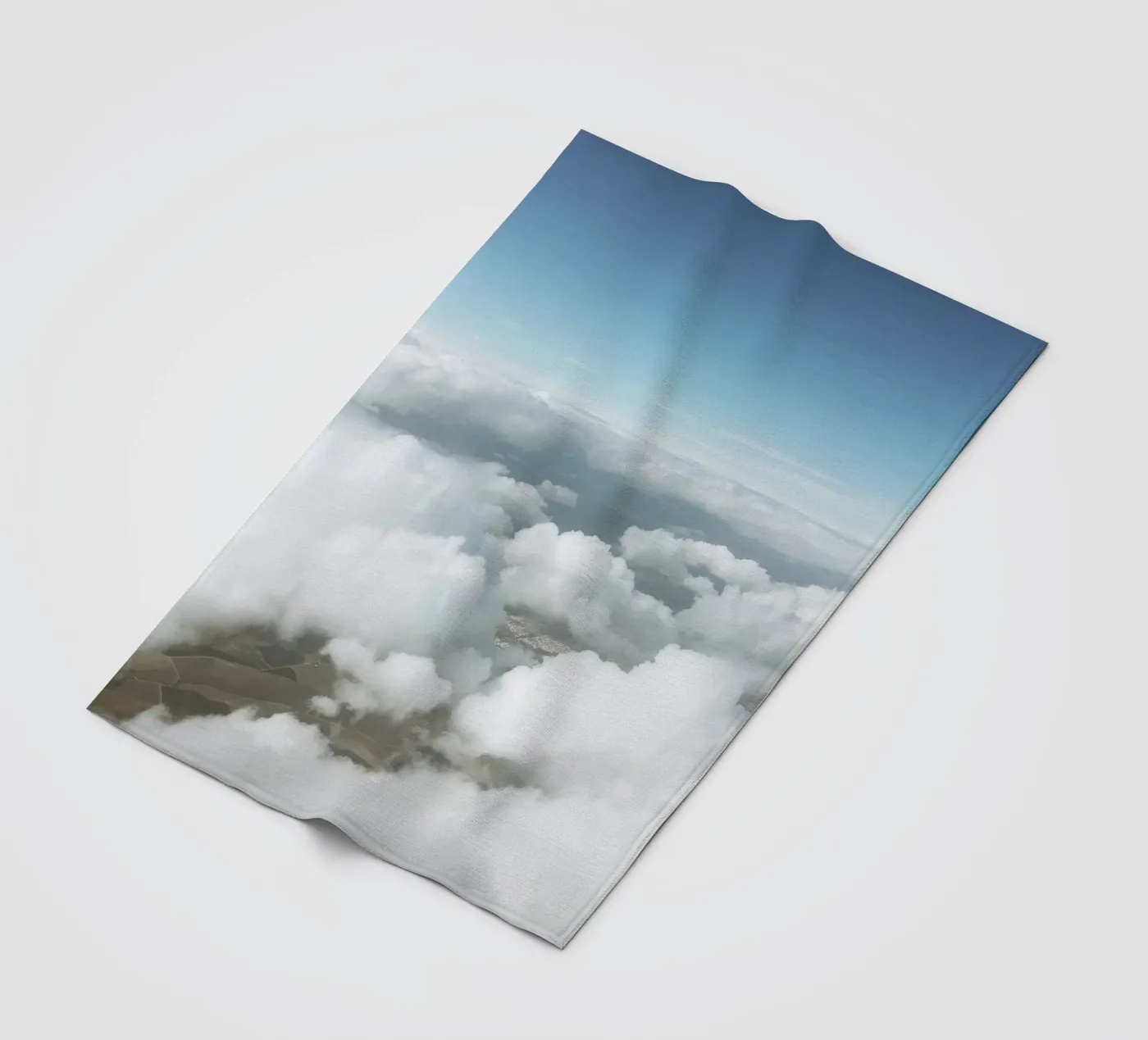 Fluffy Clouds fleece blanket by Cassia Beck Photography