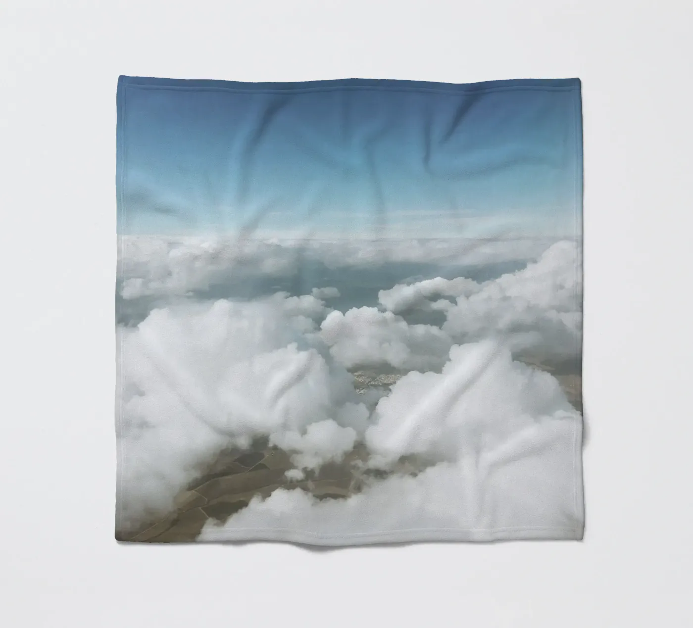 Fluffy Clouds fleece blanket by Cassia Beck Photography