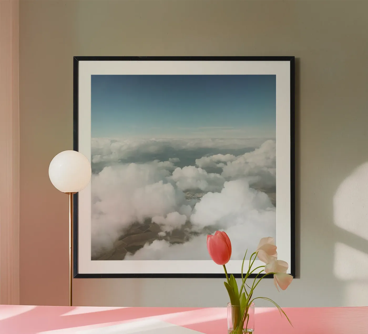 Fluffy Clouds poster by Cassia Beck Photography