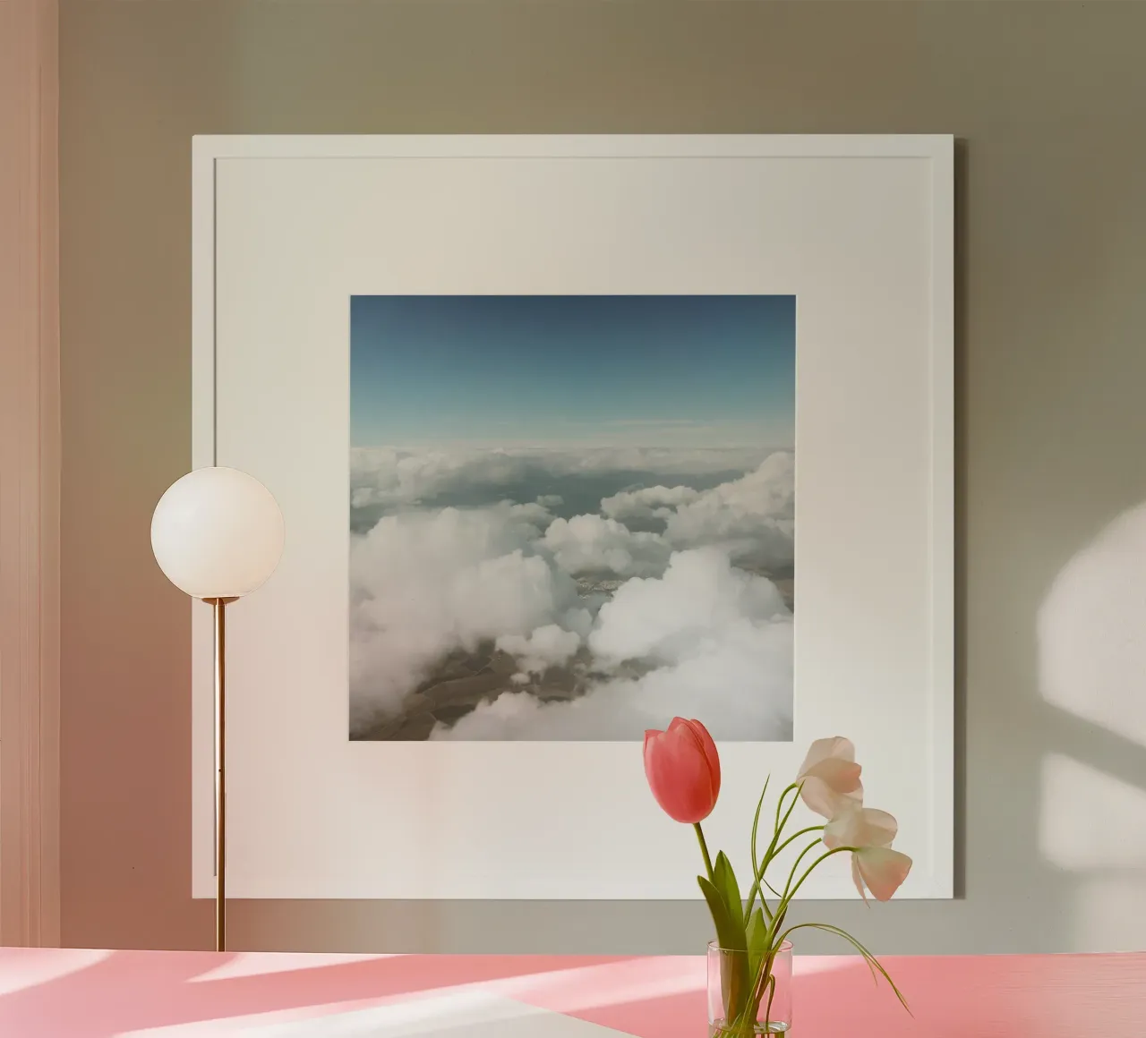 Fluffy Clouds poster by Cassia Beck Photography