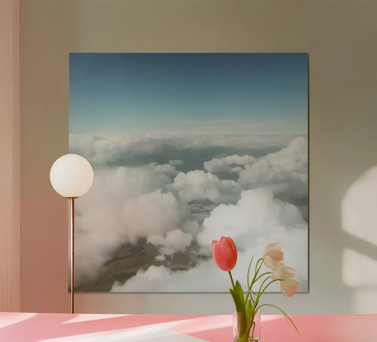 Fluffy Clouds poster by Cassia Beck Photography