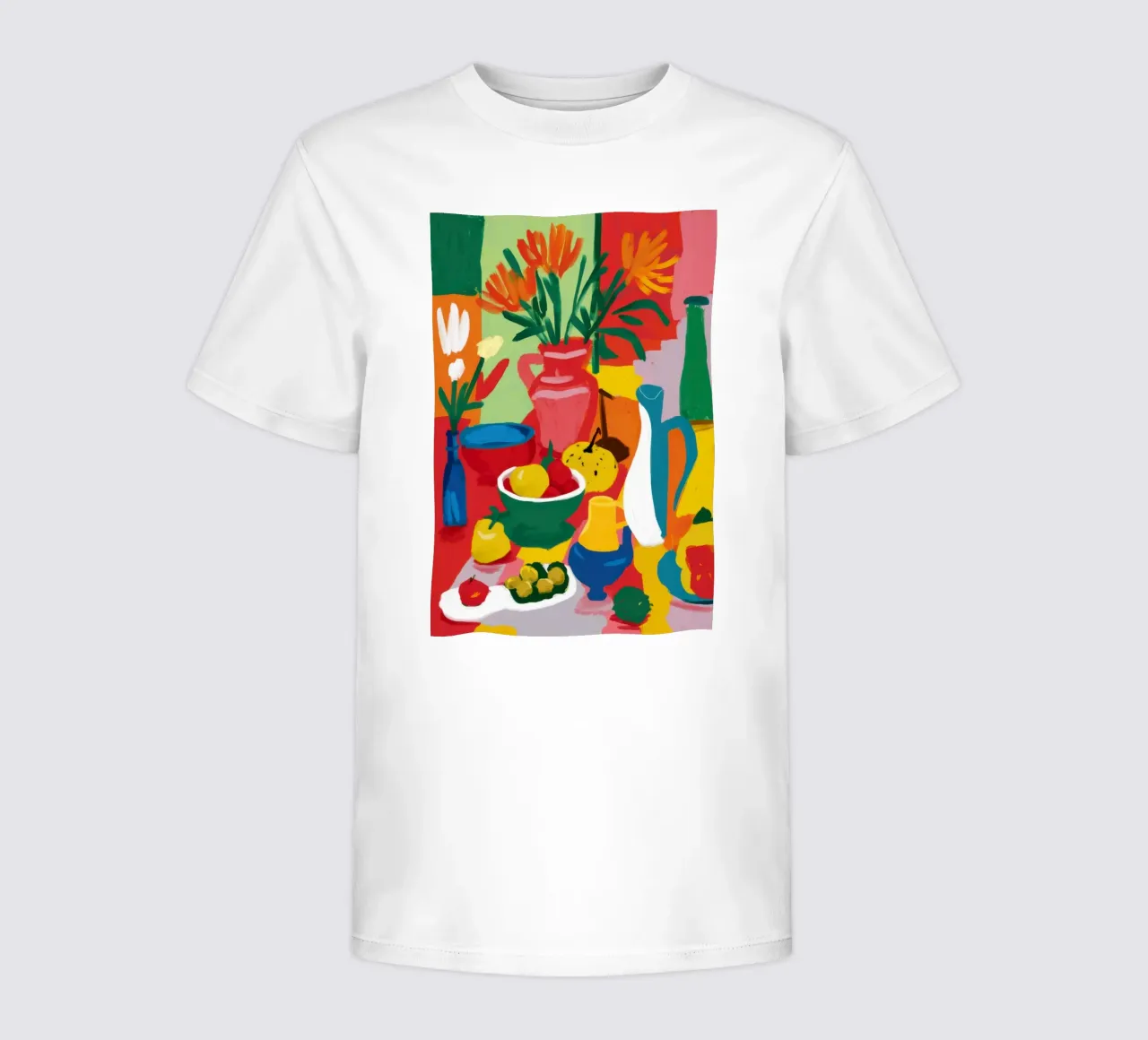 Abstract Fruit Table kids t-shirt by Lune Dreams
