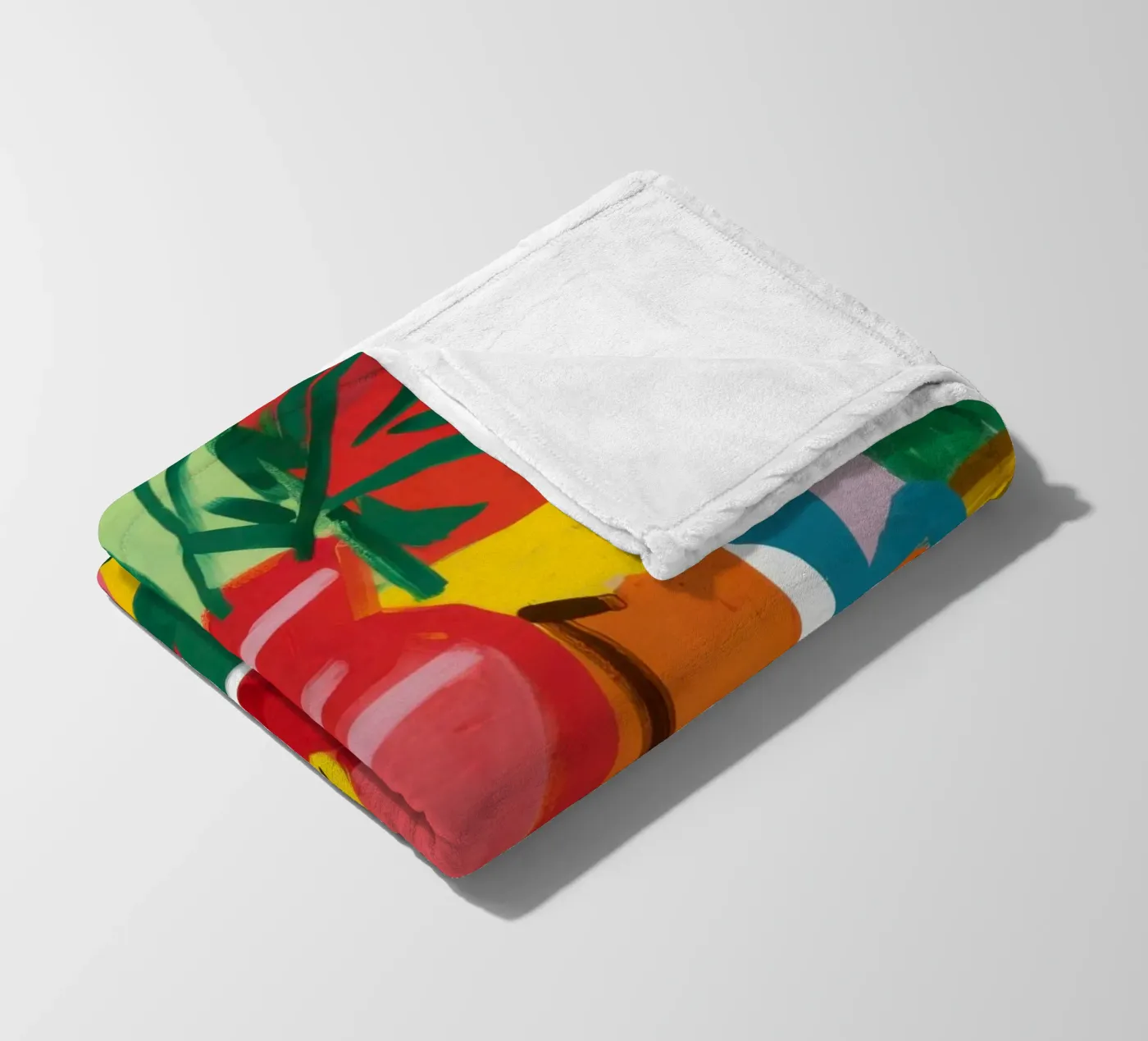 Abstract Fruit Table Fleecedecke von Lune Dreams