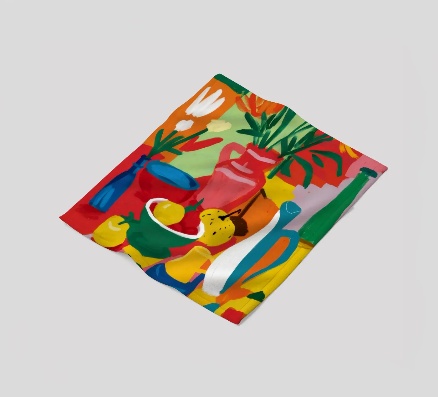 Abstract Fruit Table Fleecedecke von Lune Dreams