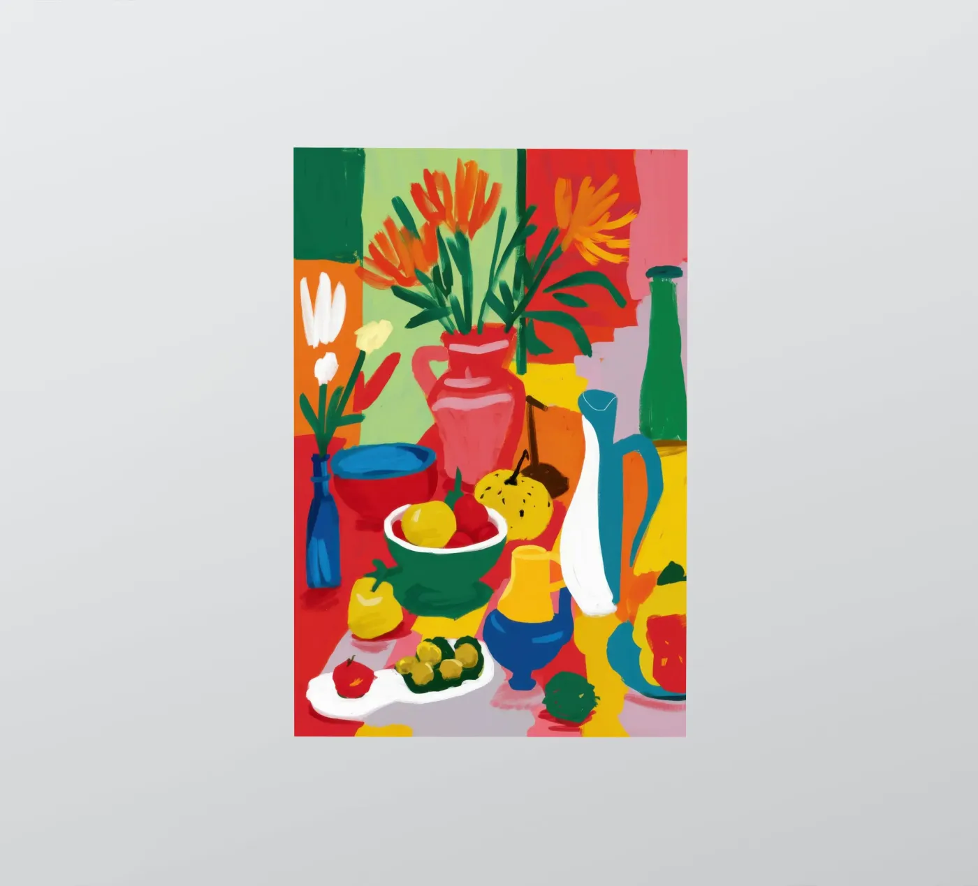 Abstract Fruit Table sticker by Lune Dreams