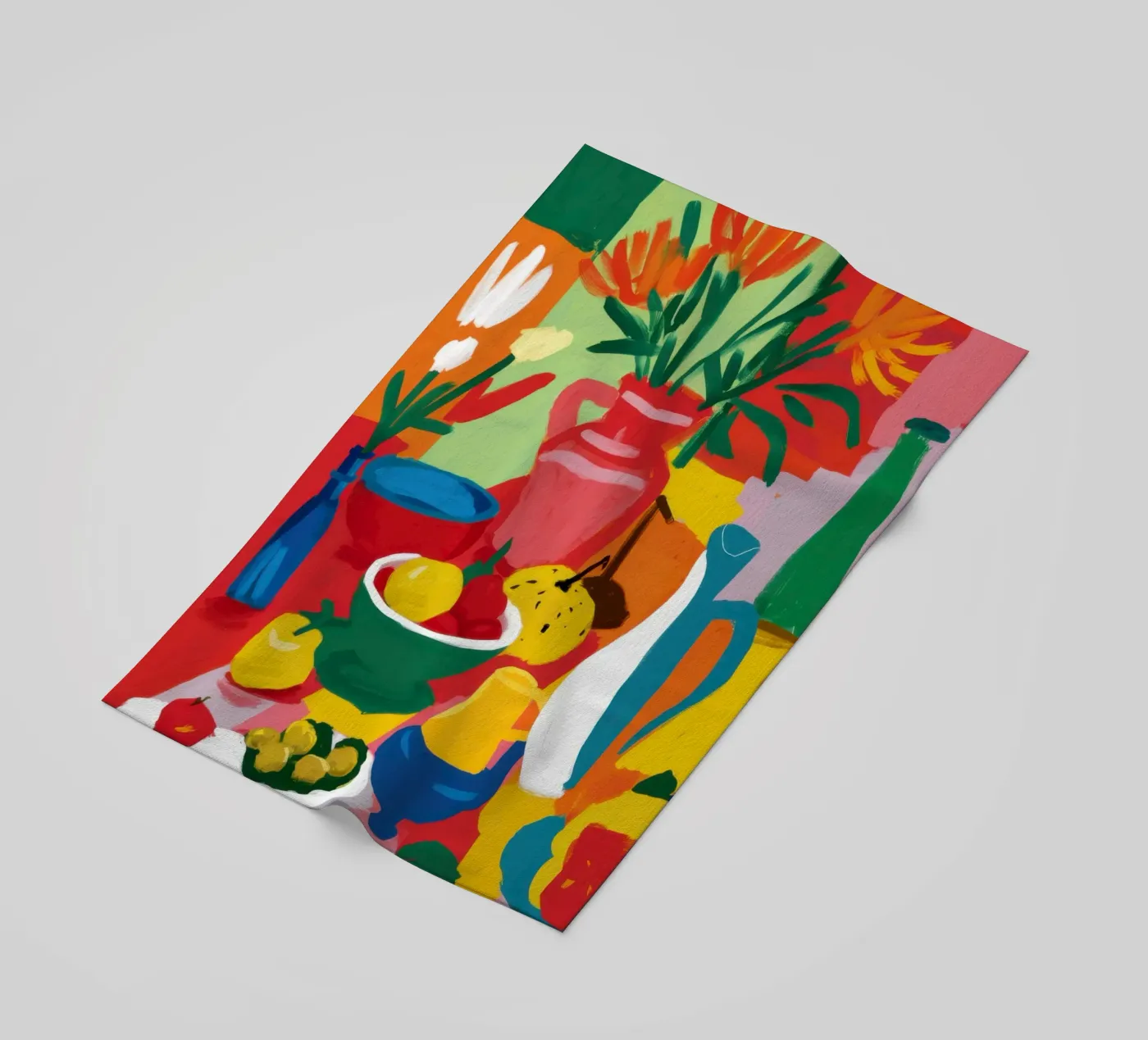 Tavolo da frutta astratto telo mare da Lune Dreams