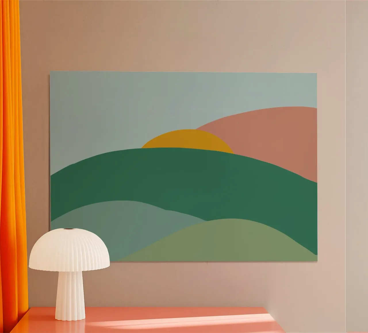 Ciao poster giallo poster da Mint Illustrations The Cozies