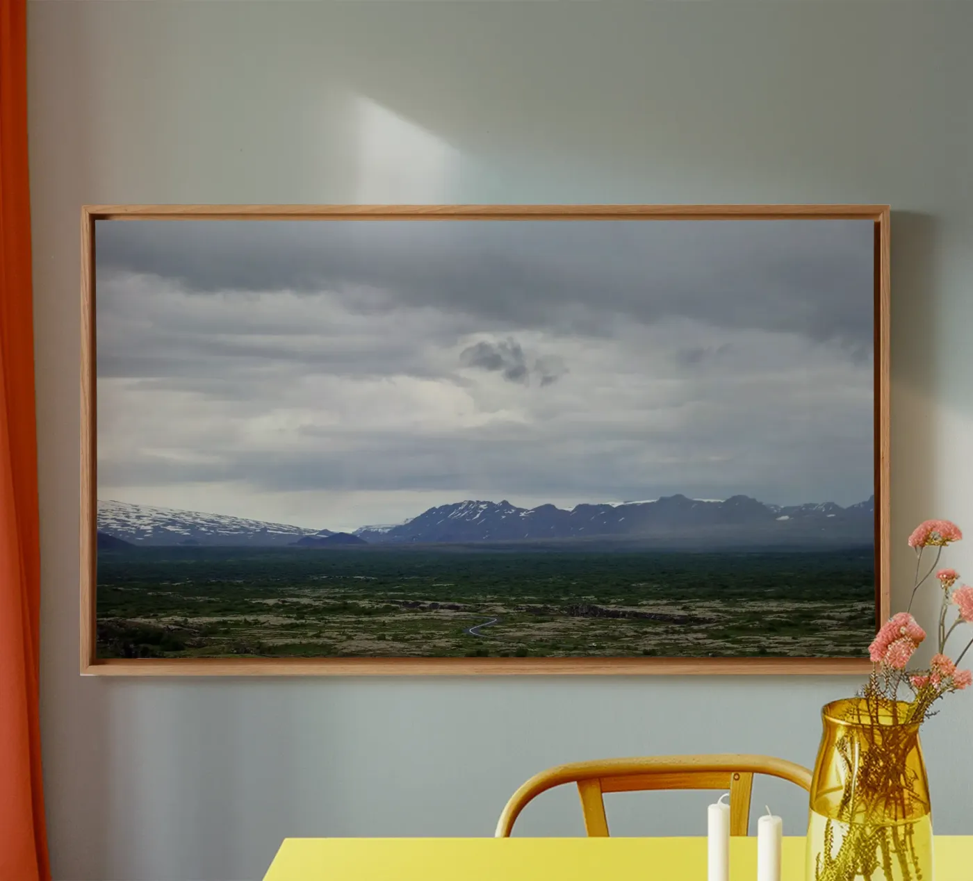 Under a Brooding Sky Leinwand von zenitt