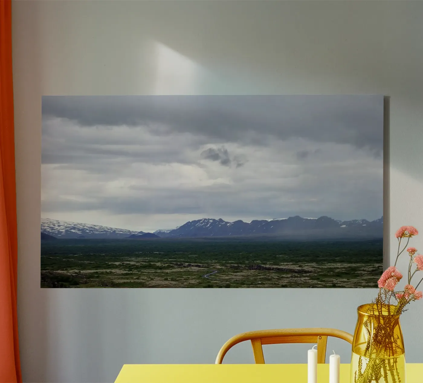 Under a Brooding Sky Leinwand von zenitt