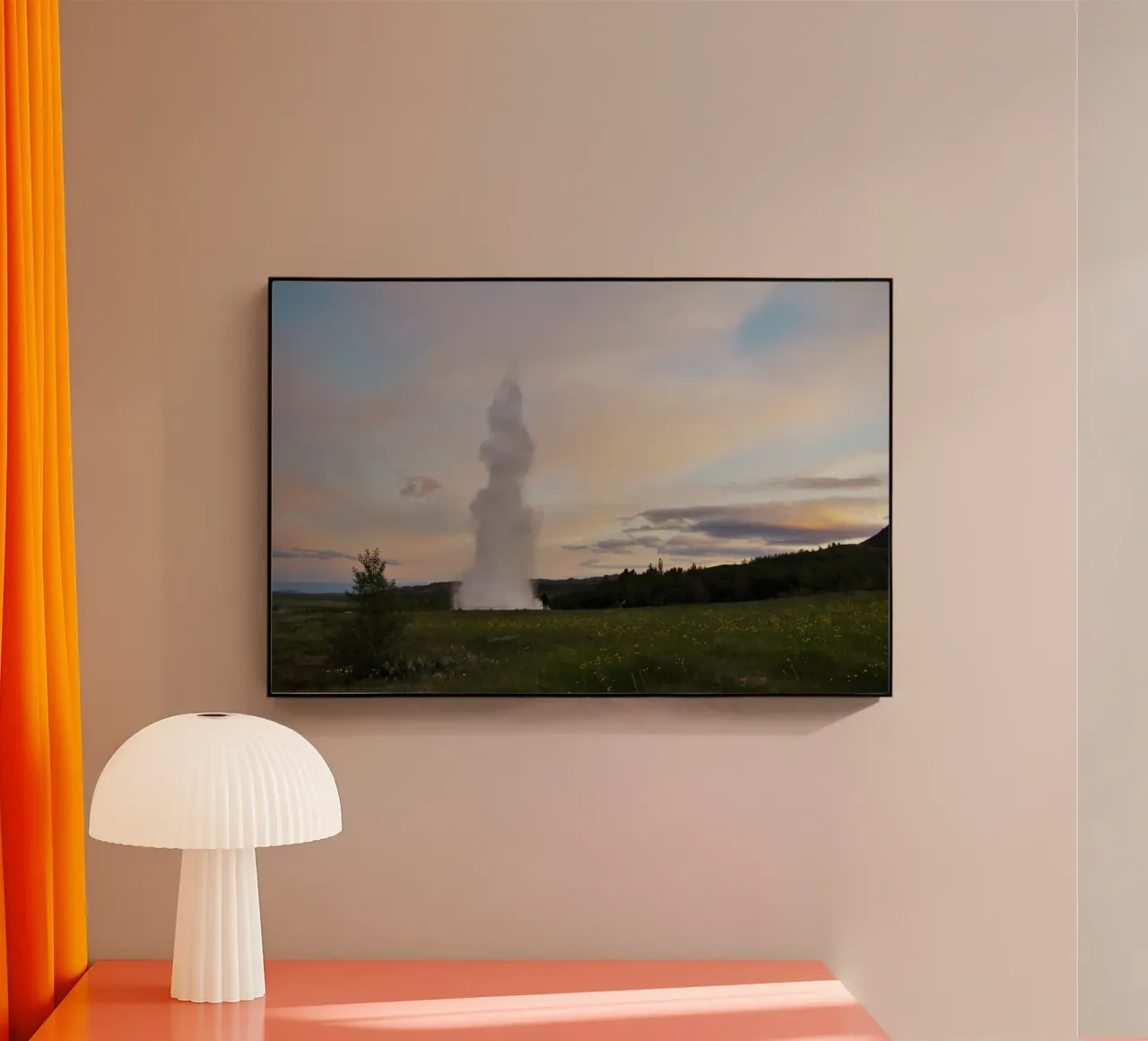 Sunset Eruption plexiglass da zenitt