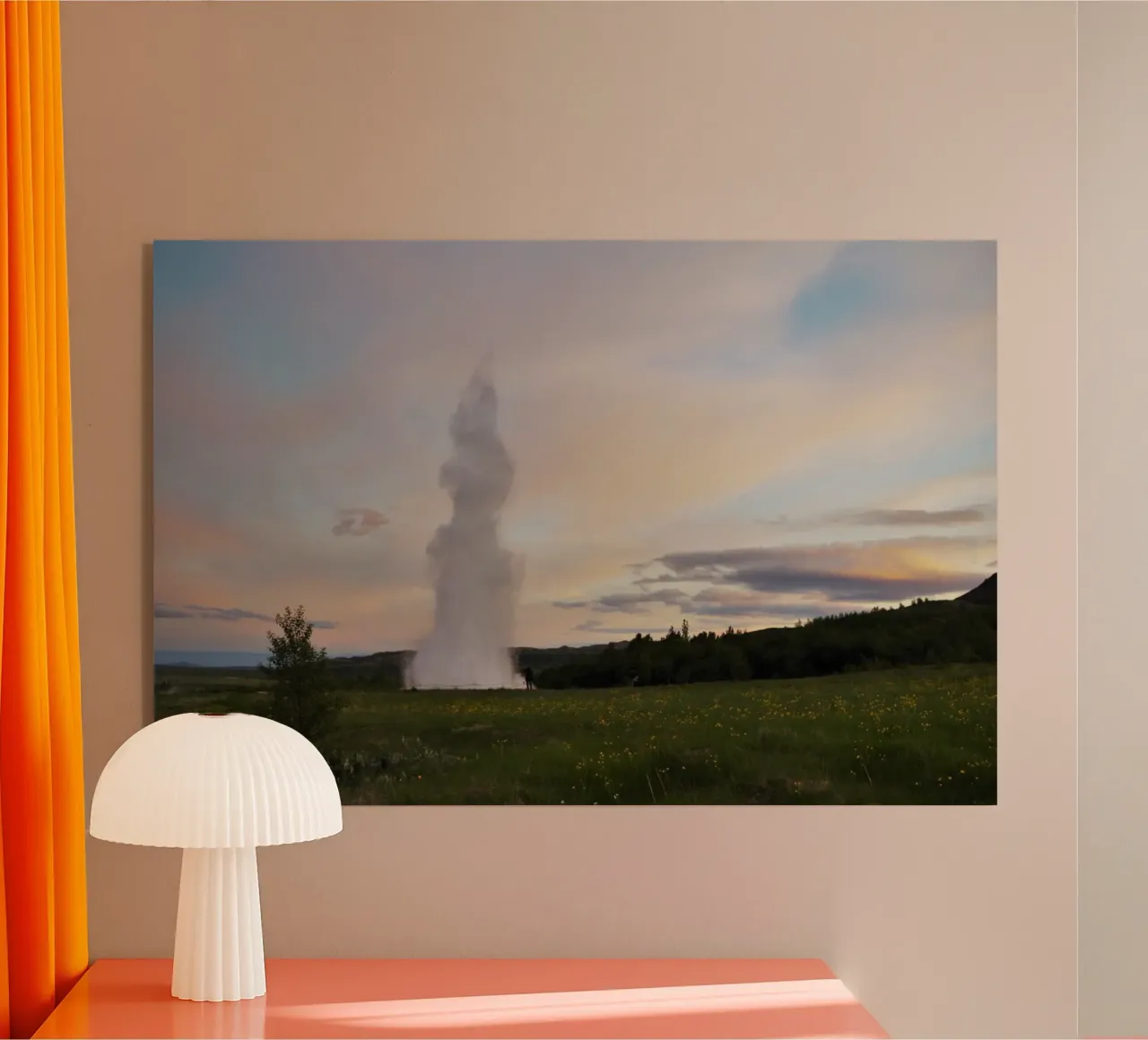 Sunset Eruption plexiglass da zenitt