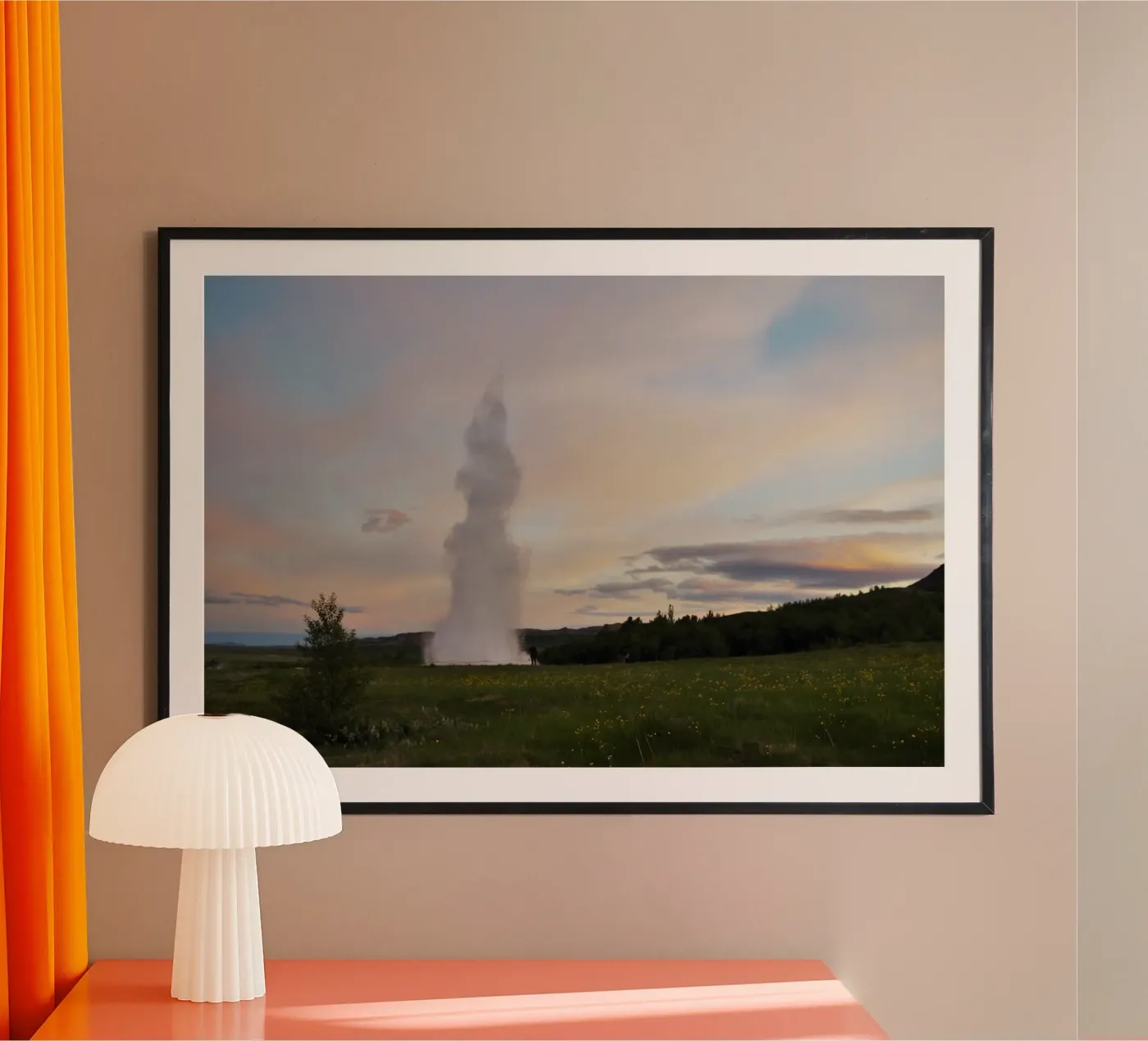 Sunset Eruption poster by zenitt