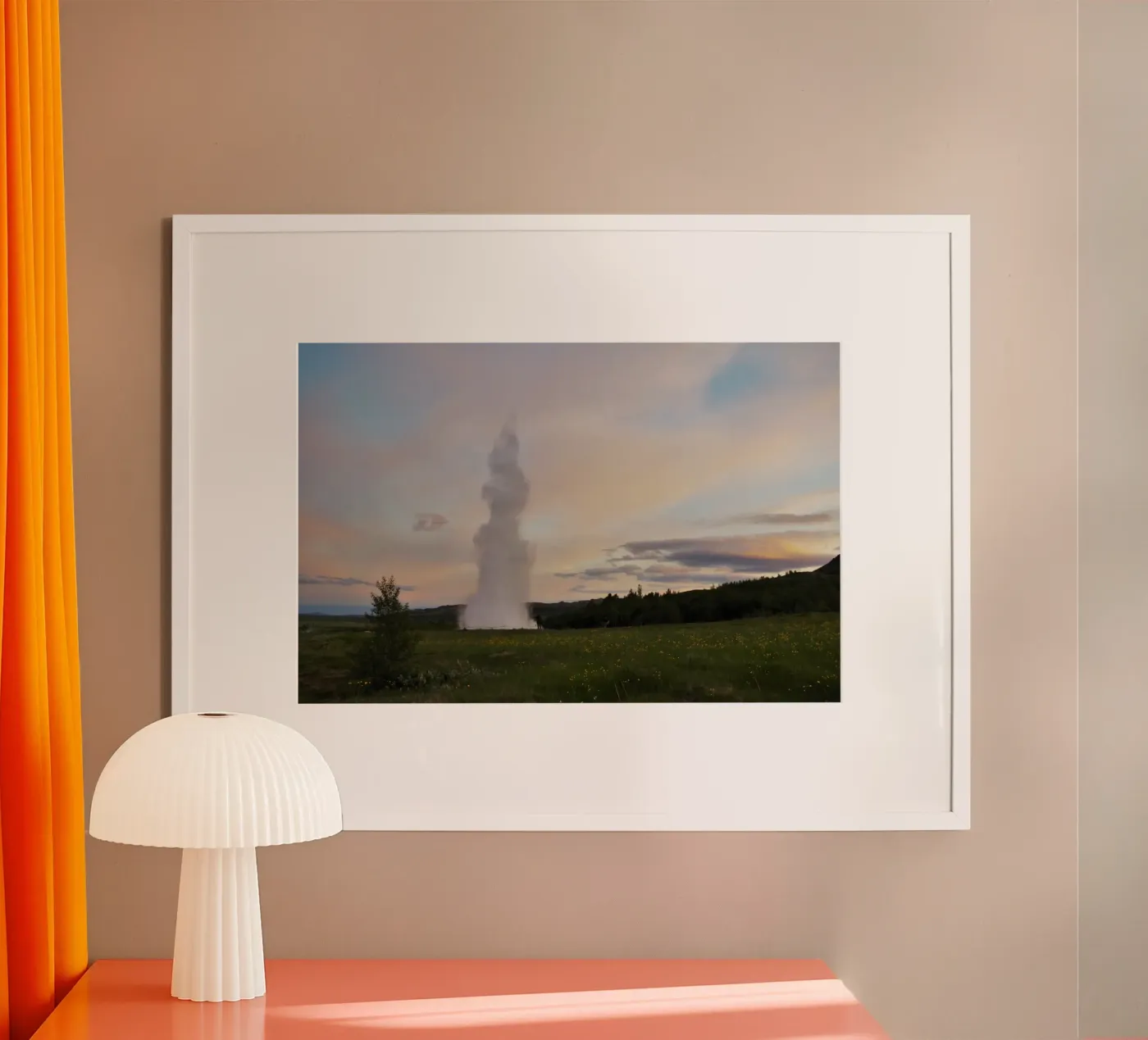 Sunset Eruption poster by zenitt