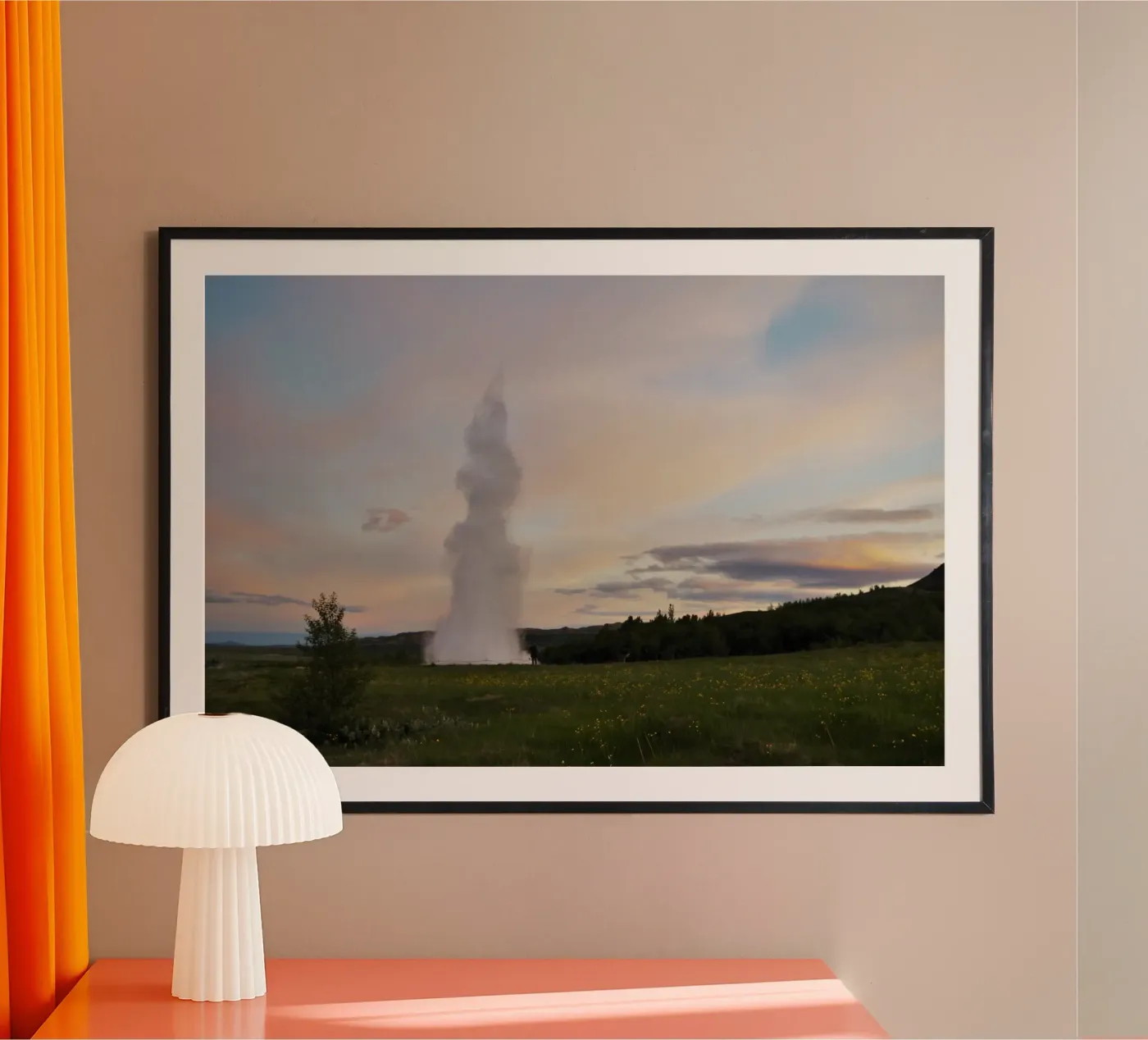 Sunset Eruption poster by zenitt