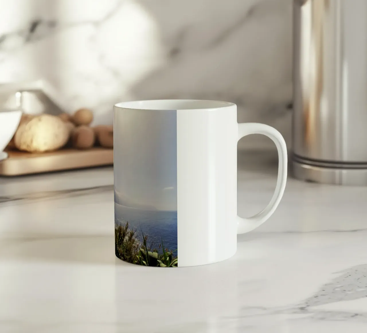 Garden of the Atlantic tazza in ceramica da zenitt