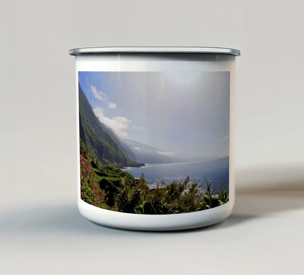 Garden of the Atlantic tazza in smalto da zenitt