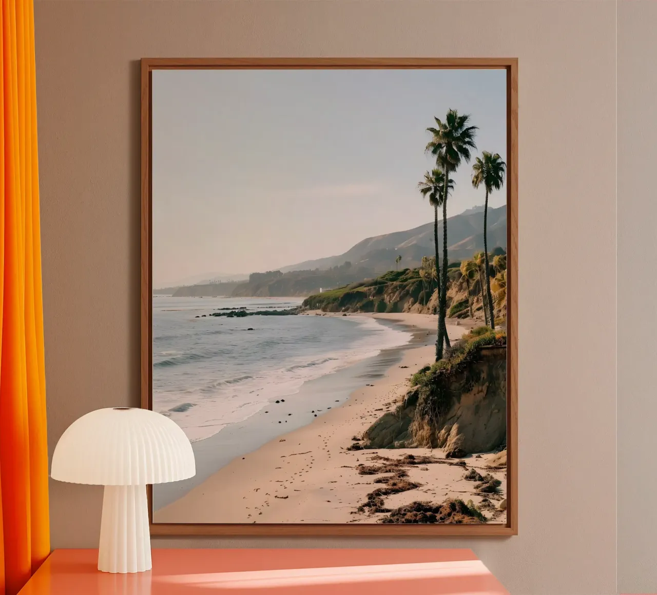 Kalifornische Traumlandschaft Alu-Dibond von Wanderlust Vibes