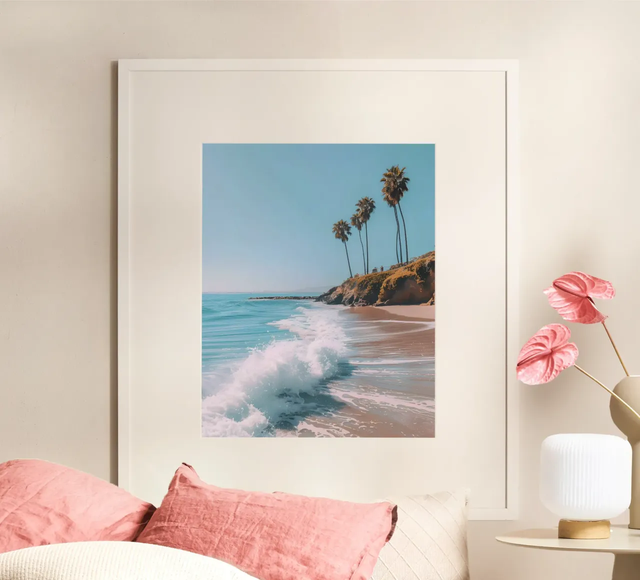 Droomlandschap Californië hahnemühle van Wanderlust Vibes