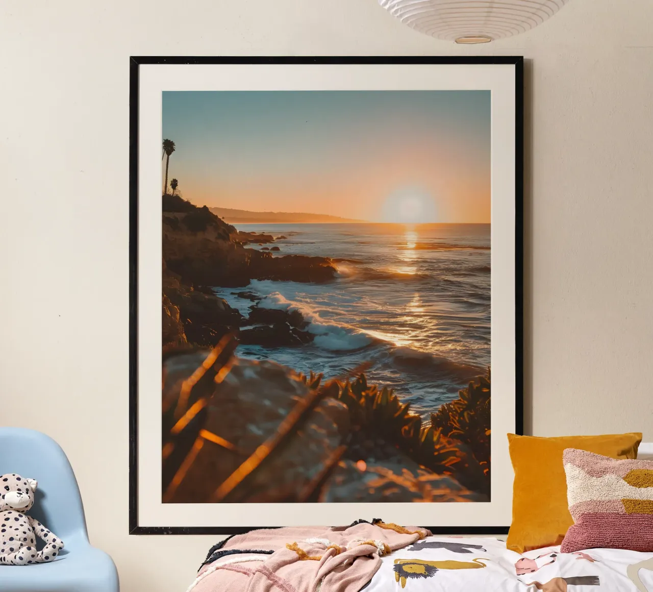 Droomlandschap Californië hahnemühle van Wanderlust Vibes