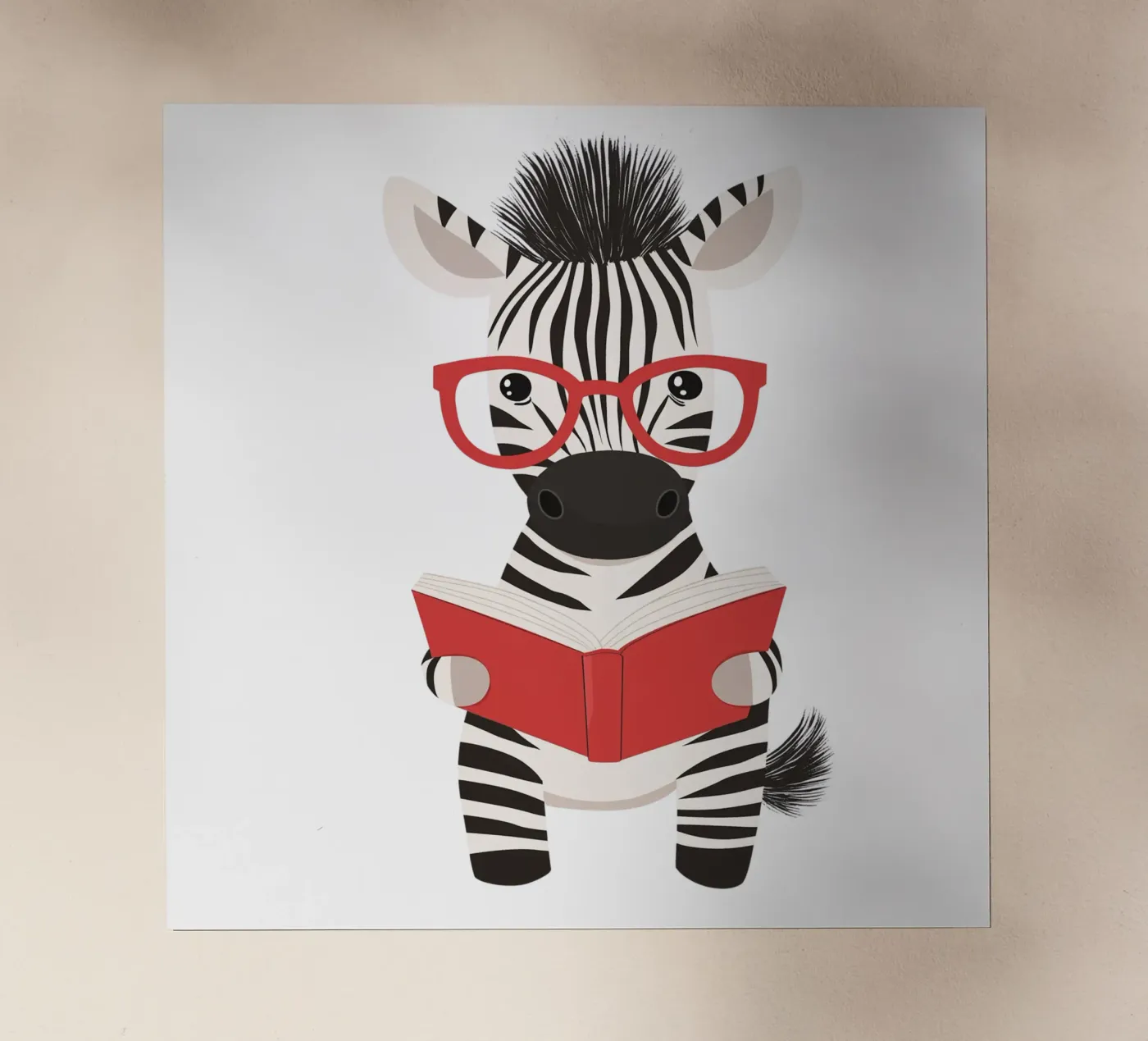 A Striped Reader backlit folie van HookASmile