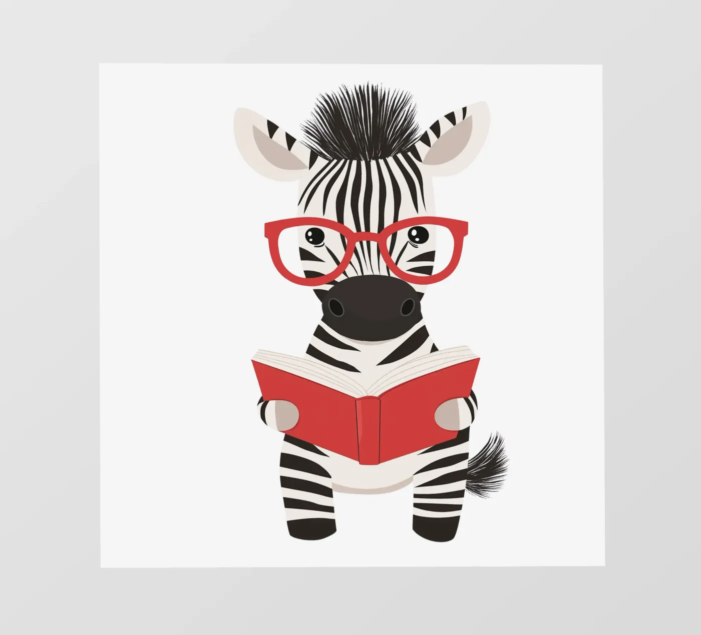 A Striped Reader backlit folie van HookASmile