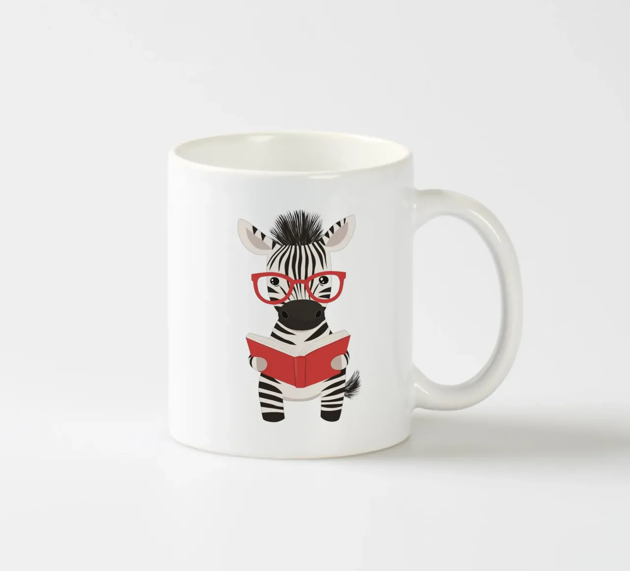 Un lettore a righe tazza in ceramica da HookASmile