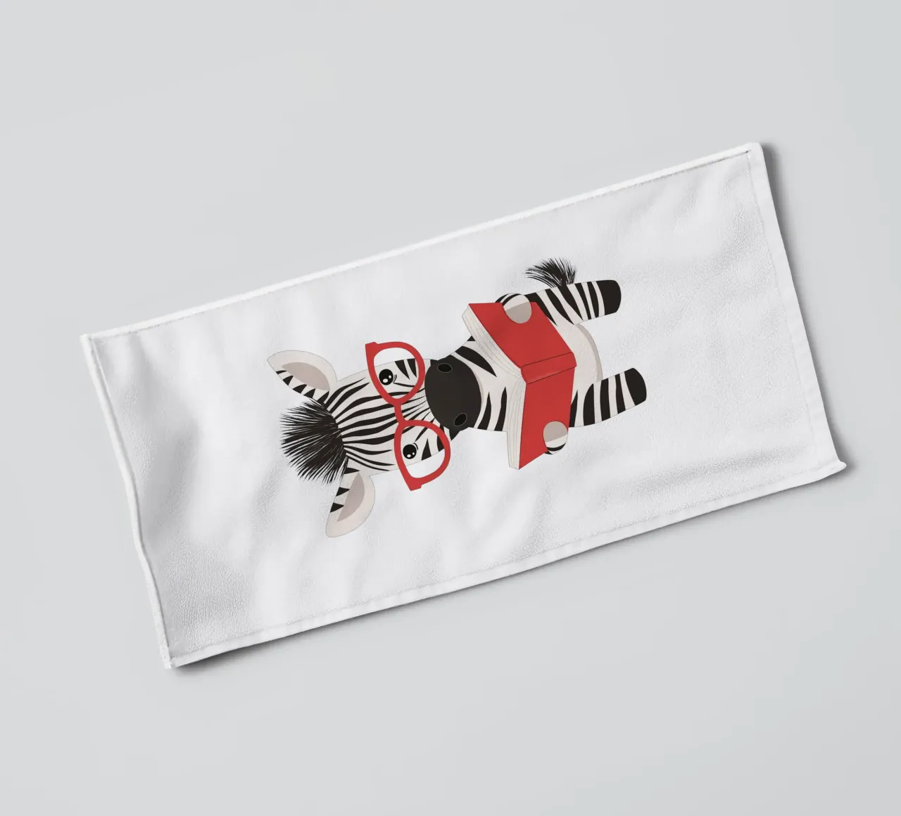 Un lettore a righe asciugamano da bagno da HookASmile