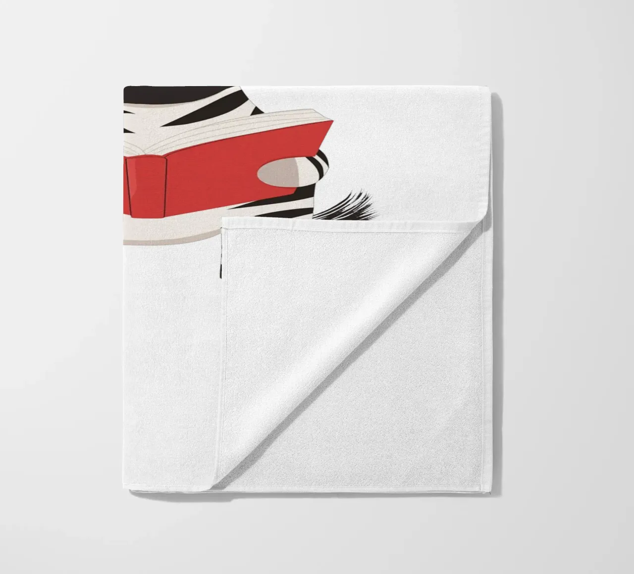 Un lettore a righe telo mare da HookASmile