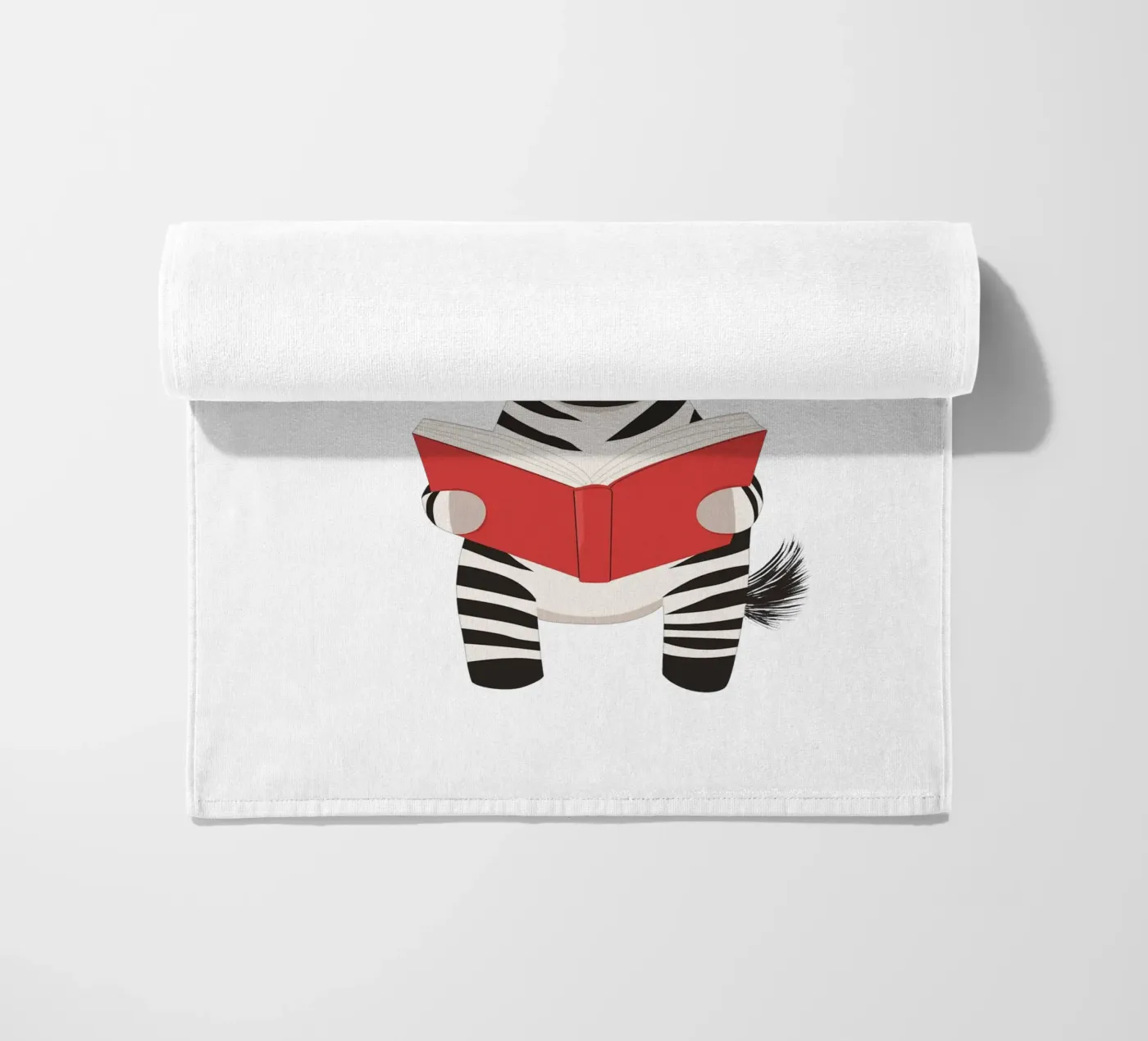 Ein gestreifter Leser Strandtuch von HookASmile