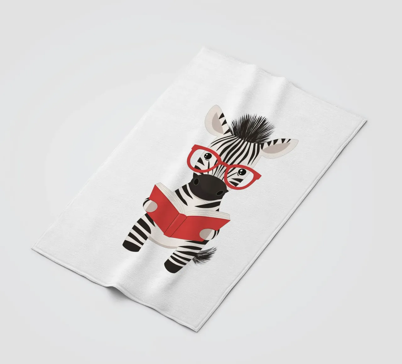 Un lettore a righe coperta in pile da HookASmile