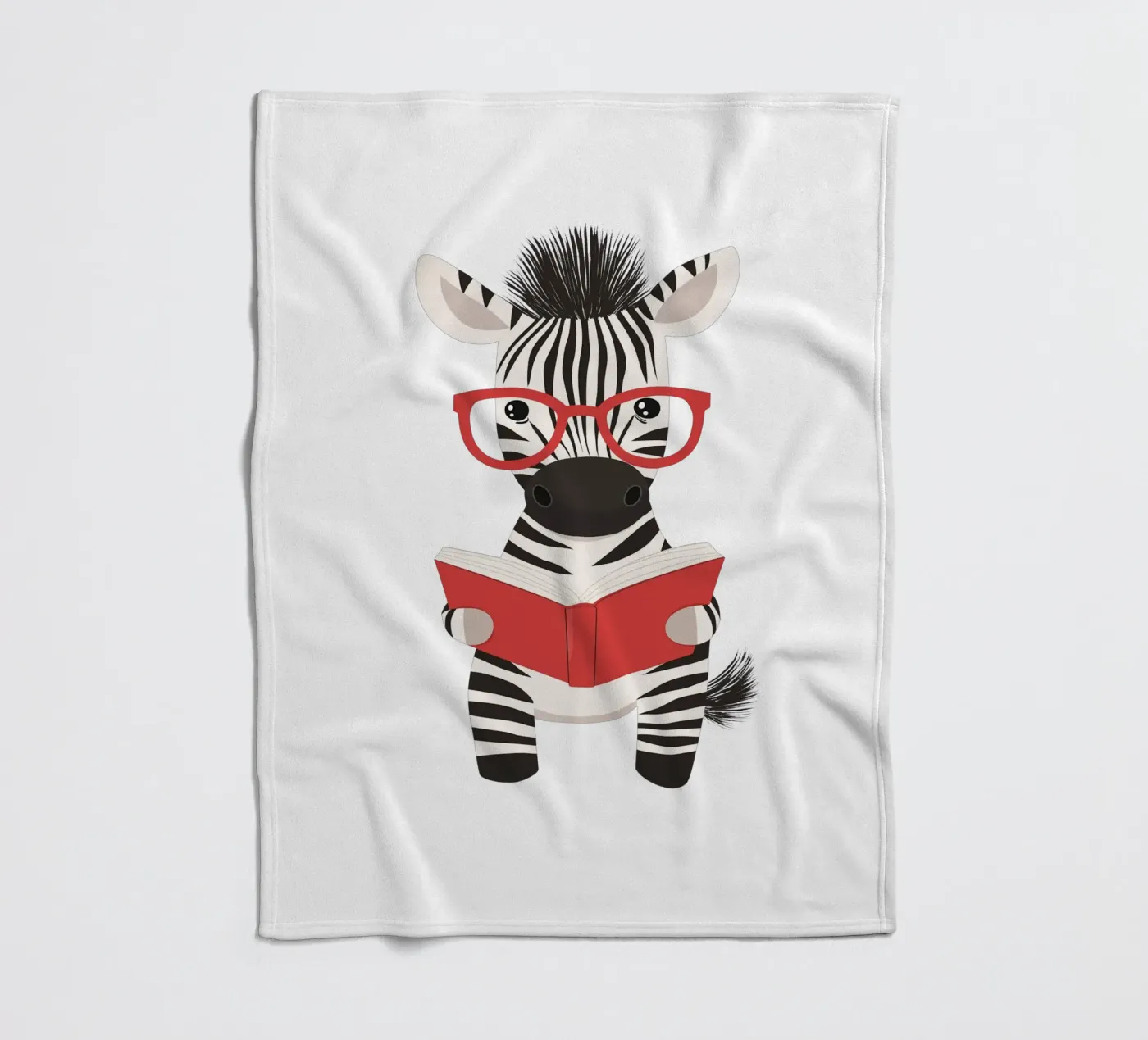 A Striped Reader Fleecedecke von HookASmile
