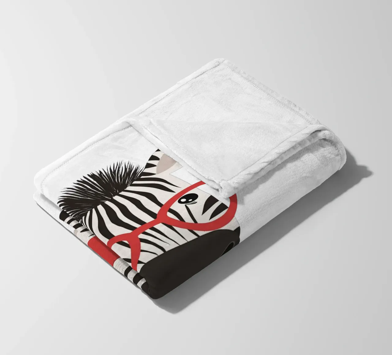 Un lettore a righe coperta in pile da HookASmile