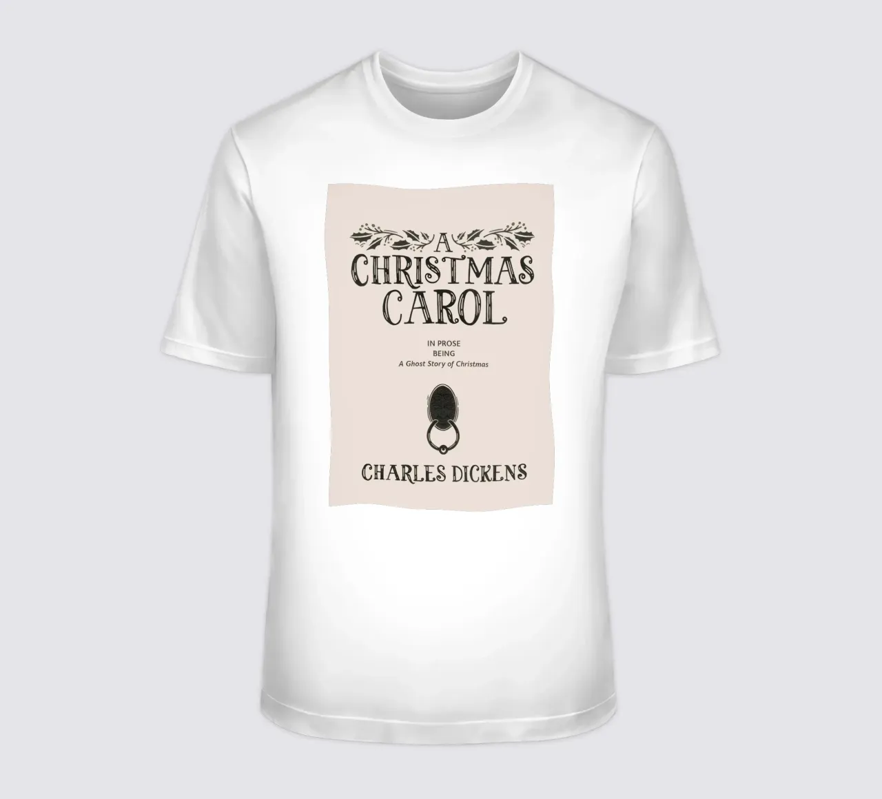 Un canto di Natale - Copertina del libro classico di Dickens t-shirt da ClubArt