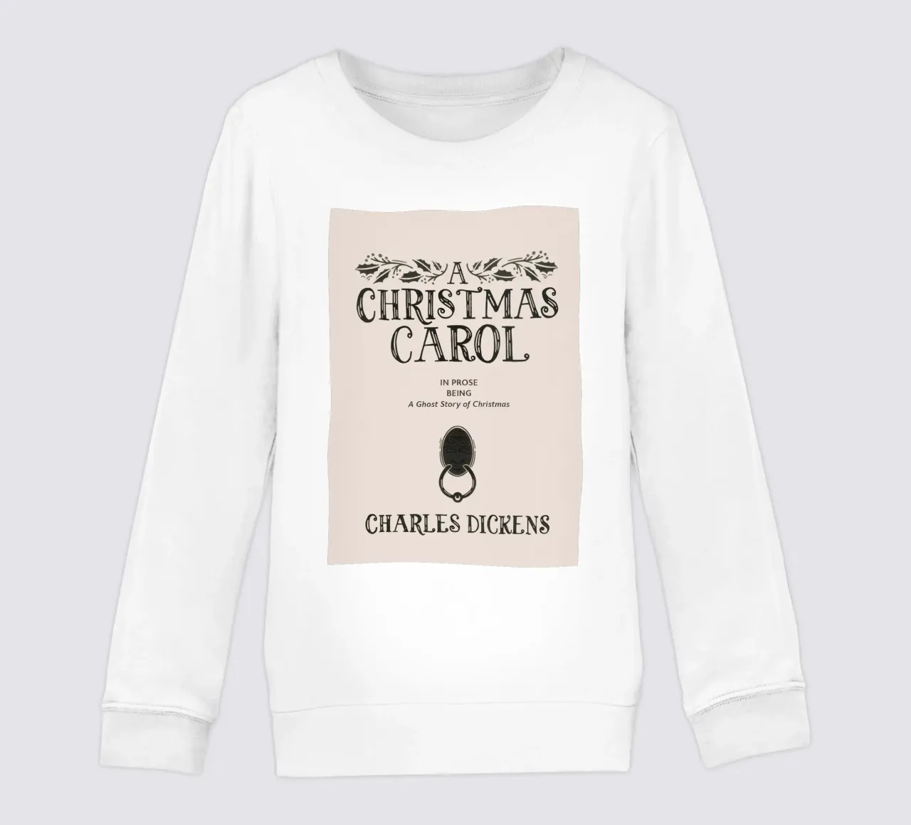 Un canto di Natale - Copertina del libro classico di Dickens felpa bambino da ClubArt