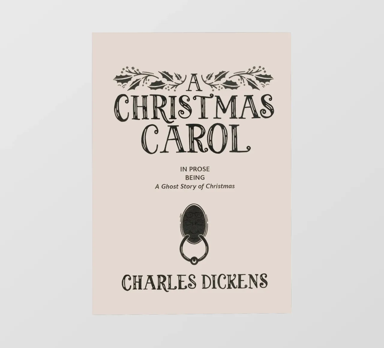 Un canto di Natale - Copertina del libro classico di Dickens pellicola backlit da ClubArt