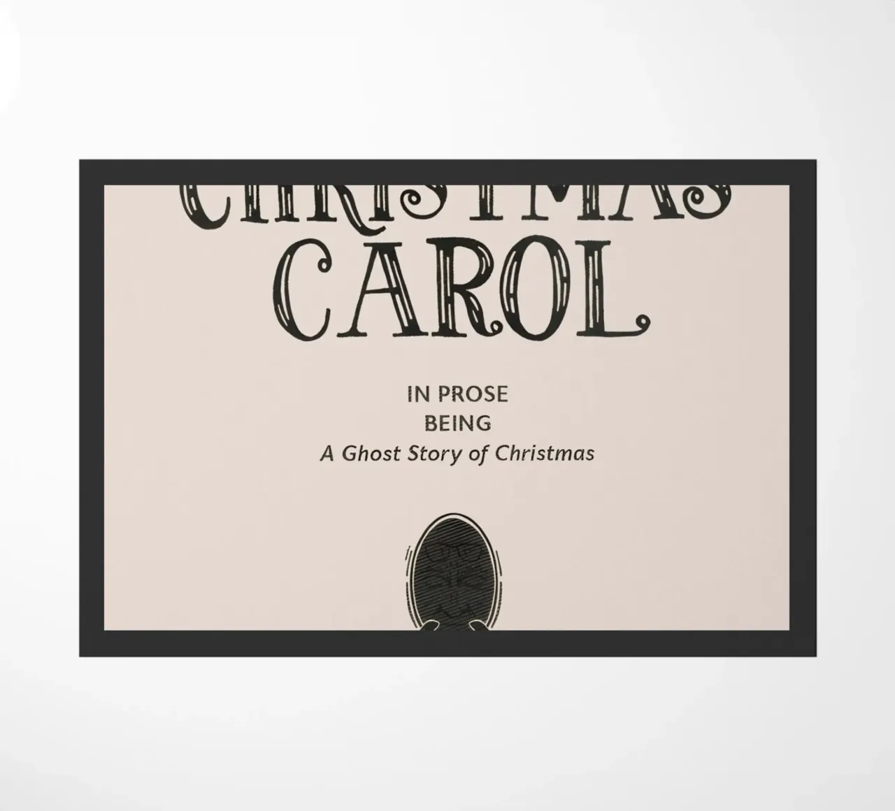Un canto di Natale - Copertina del libro classico di Dickens zerbino da ClubArt
