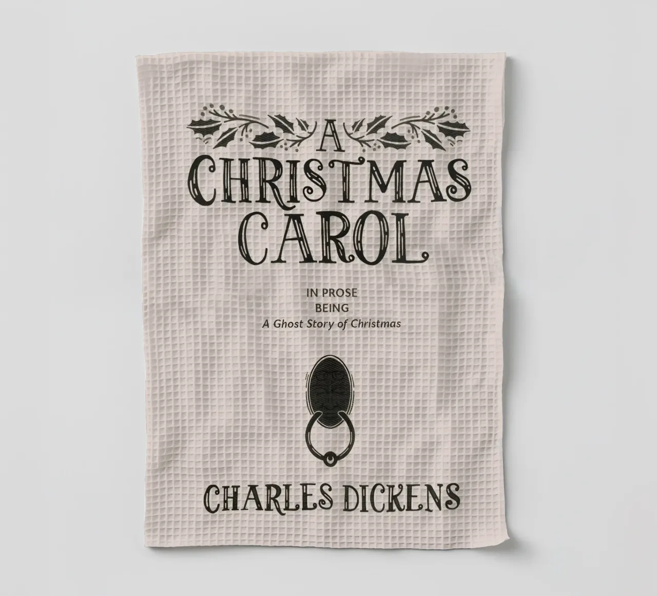 Un canto di Natale - Copertina del libro classico di Dickens canovaccio da cucina da ClubArt